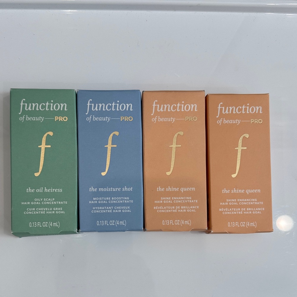4 of Function of Beauty- Pro Hair Oil and Moisture Concentrates